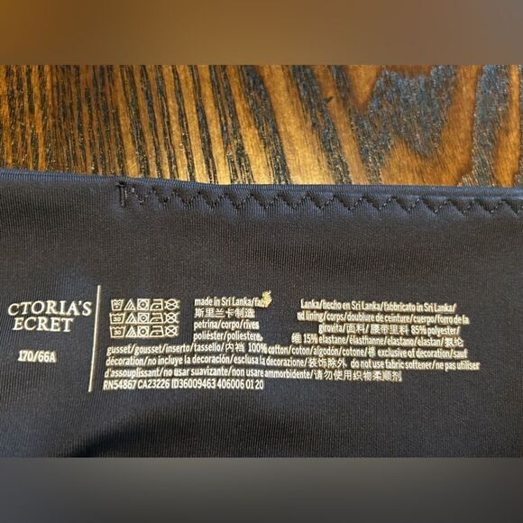 Victoria Secret purple Leggings Sz 4/170/66A pockets GUC - Picture 5 of 12